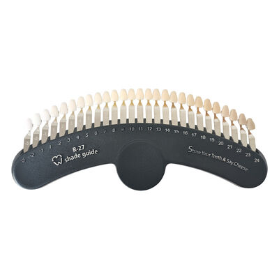 قیمت خوب راهنمای سایه های سه بعدی 27 رنگ مقایسه کننده رنگ های سفید کننده دندان آنلاین