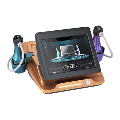 قیمت خوب دو دستگیره ضد چروک پوست 7D 12D MPTS Rf 360HIFU ماشین آنلاین