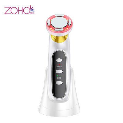 در خانه از دستگاه زیبایی لیفت صورت Face Vibration Ems با فرکانس بالا استفاده کنید
