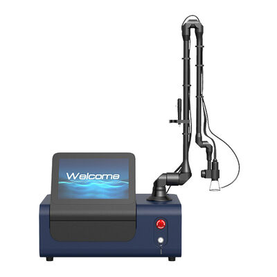 قیمت خوب تکنولوژی انباشت پالس 4 سر کار ضد پیری 10600nm فرکانسیونال Co2 لیزر ماشین آنلاین