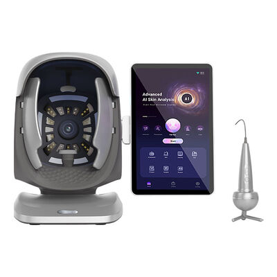 قیمت خوب 9 طیف 3D هوش مصنوعی مانیتور پوست صورت میکرو رطوبت شناس دستگاه تحلیلگر پوست آنلاین