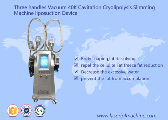 قیمت خوب Vacuum 40k Cavitation Cryolipolysis دستگاه لاغری Liposuctio دستگاه سه دستگیره آنلاین