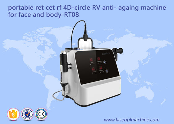 قیمت خوب قابل حمل Ret Cet RF 4D Circle RV Anti Aging Machine برای صورت و بدن آنلاین
