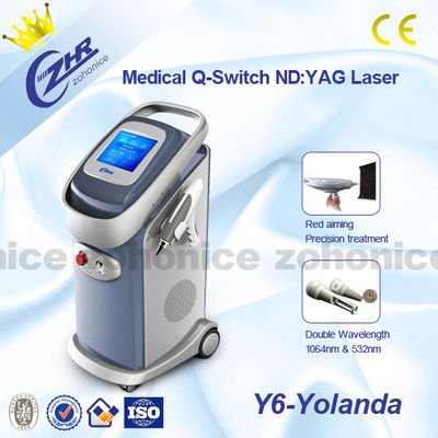 قیمت خوب دستگاه حذف خالکوبی لیزر Nd Yag حرفه ای 1064nm 532nm برای سالن آنلاین