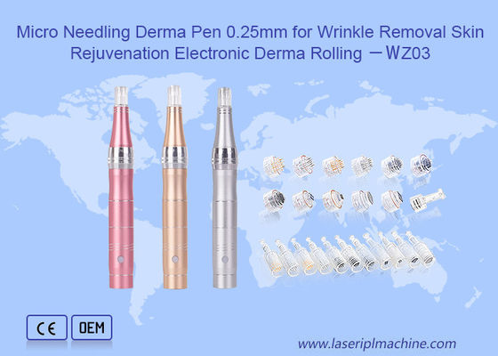 قیمت خوب پن مایکرو Needling Derma برای حذف چین و چروک جوان کردن پوست Electronic Derma Rolling آنلاین