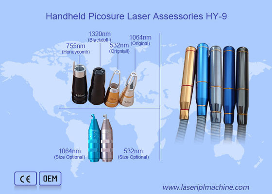 قیمت خوب Nd Yag Shrink Pore 532nm 1032nm دستگیره حذف خالکوبی لوازم جانبی HY-9 آنلاین