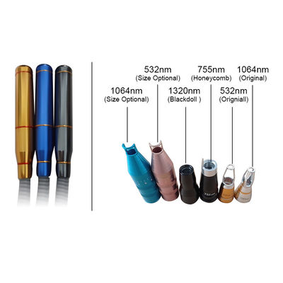 قیمت خوب Nd Yag Shrink Pore 532nm 1032nm دستگیره حذف خالکوبی لوازم جانبی HY-9 آنلاین