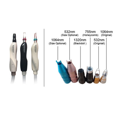 قیمت خوب 1064 532 1320 755nm جوان سازی پوست Q دستگیره لیزر Nd Yag آنلاین