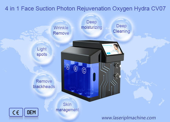 قیمت خوب 4 در 1 صورت ساکشن فوتون جوان سازی اکسیژن سفید کننده صورت آنلاین