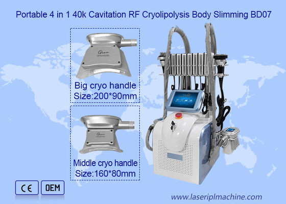 قیمت خوب 2 دستگاه لاغری Cryolipolysis 650nm 1mhz آنلاین