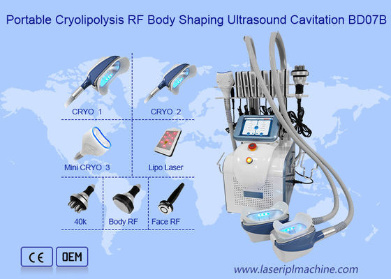 قیمت خوب دستگاه لاغری بدن Cryolipolysis مایع چربی قابل حمل 650nm آنلاین