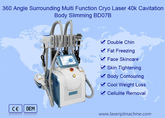 قیمت خوب دستگاه لاغری 7 IN 1 Vacuum 40k Cavitation RF Cryolipolysis آنلاین