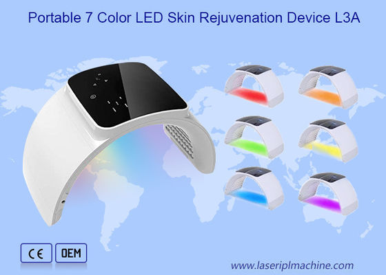 قابل جدا شدن 7 رنگ ABS 30W LED فوتون درمانی
