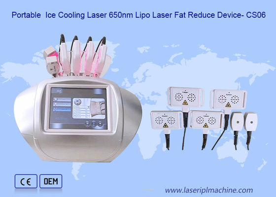 قیمت خوب Touch Screen Ice Cooling Lipolaser Slimming Beauty Machine 650 نانومتر آنلاین