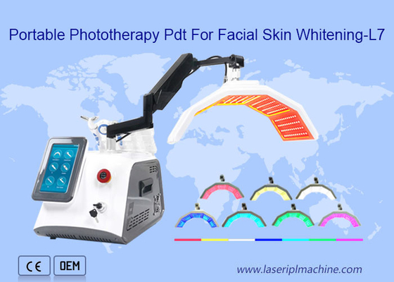دستگاه فتوتراپی قابل حمل Pdt LED نور درمانی برای زیبایی سفید کننده پوست صورت